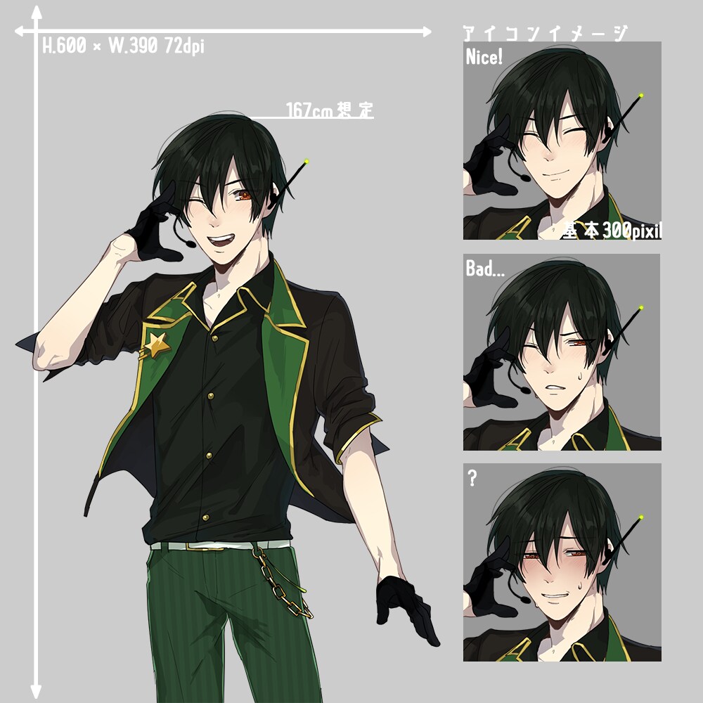 TRPGのアイコン・立ち絵作成承ります リテイク回数での料金上乗せ無し。細かくご相談できます！ イメージ2