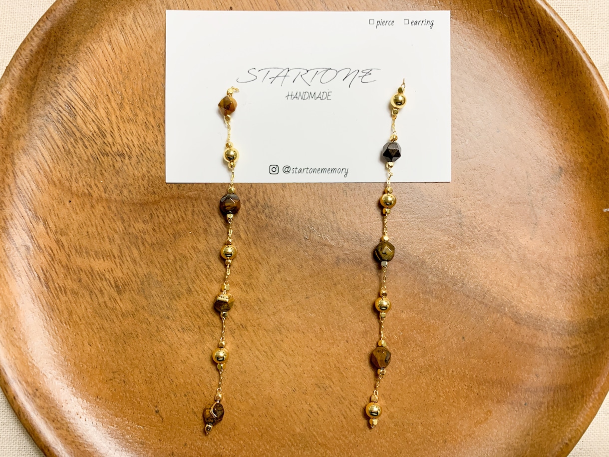 あなただけのピアス、大切な方へのピアス作ります 日常を彩るアクセサリー作り致します♡ イメージ2