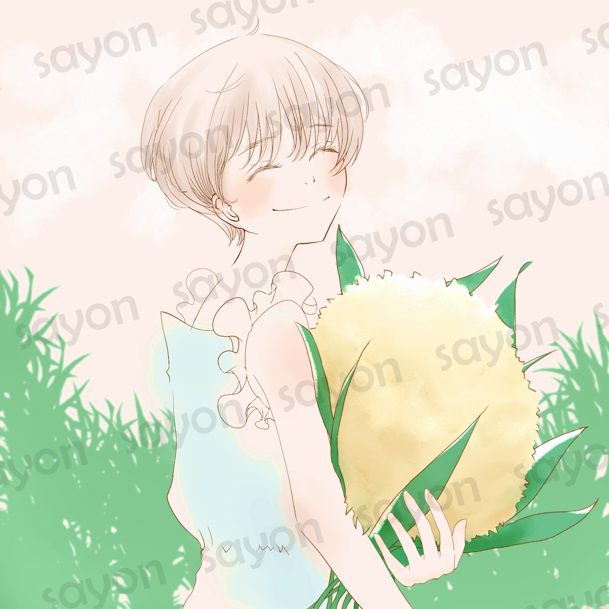イラスト多数/完成品のイラストを販売しています ほのぼの・ほんわか一枚絵/アイコン・動画サムネなどに イメージ2