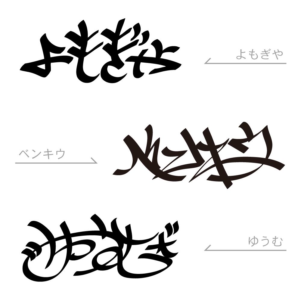 あなたの好きな綴りでグラフィティのタグを描きます 英字・ひらがな・漢字OK！完全オリジナル！ イメージ8
