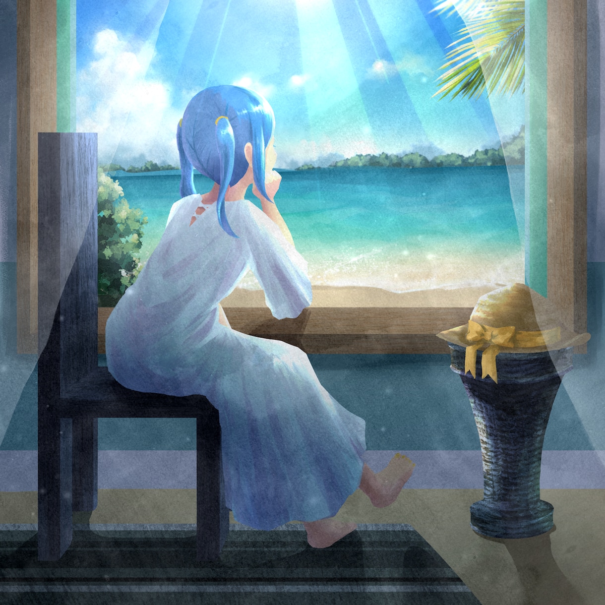 目を惹かれる背景付きのイラスト描きます ふわっとしたものから鮮やかなものまで何でもおまかせ！ イメージ2