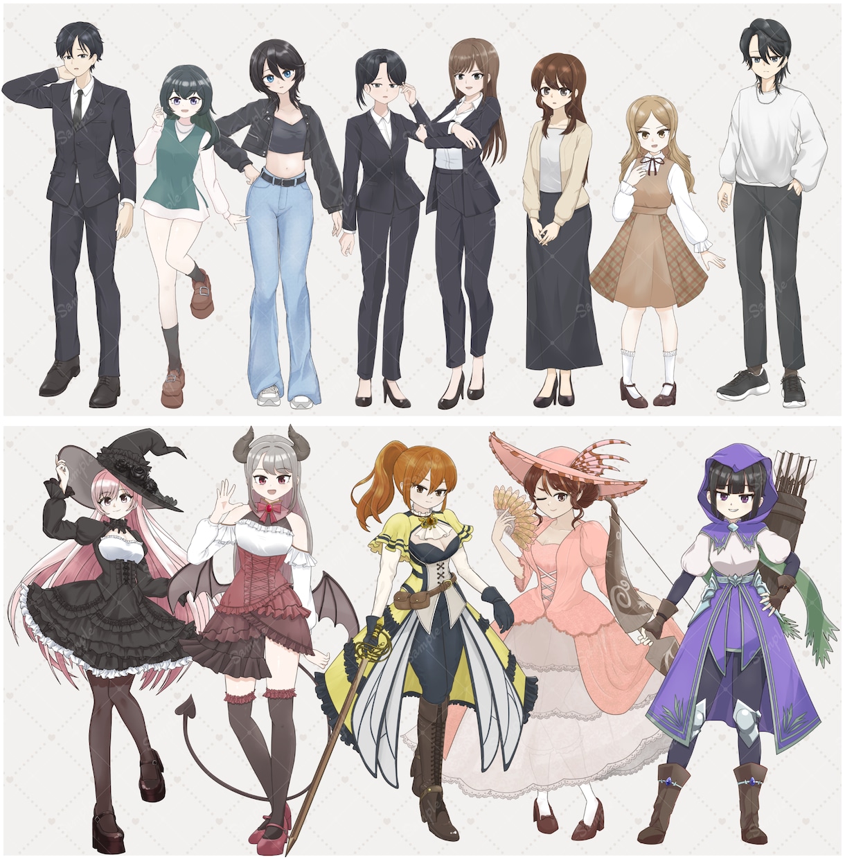 立ち絵・一枚絵・アイコンイラストお描きします 【商用利用込み】TRPG、SNSアイコン、サムネなど イメージ3