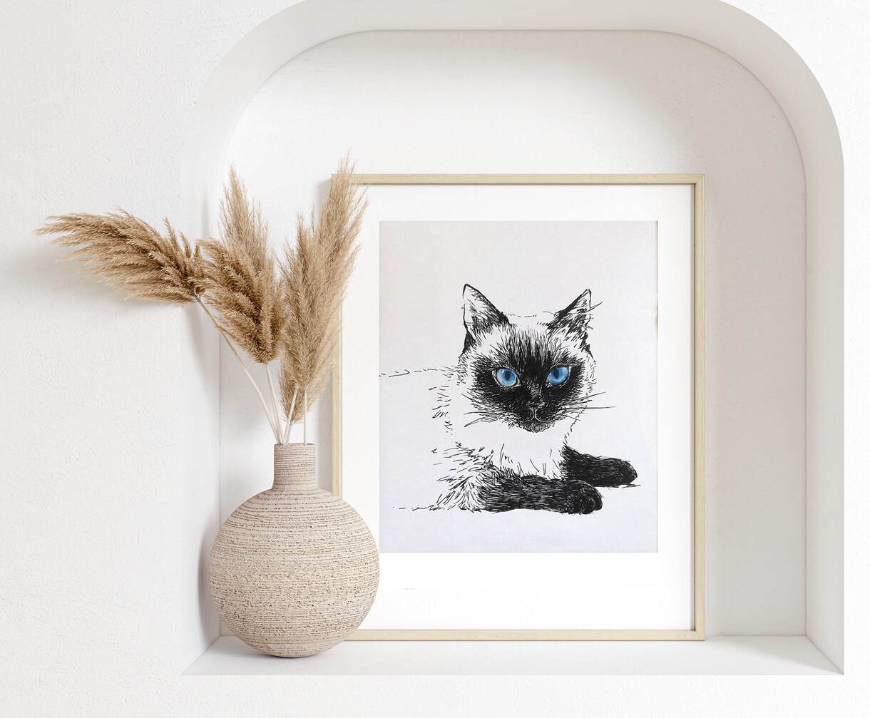 ペン画であなたのペットの似顔絵を描きます 大切な家族（動物）との思い出をカタチにしませんか？ イメージ9