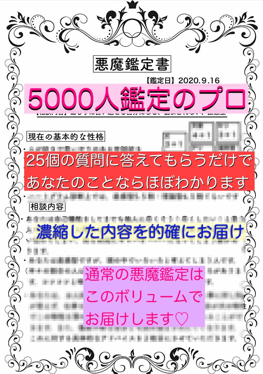 5000人実績のプロ】転職診断ます 25個の質問であなたに合う職業を的確に診断します イメージ2