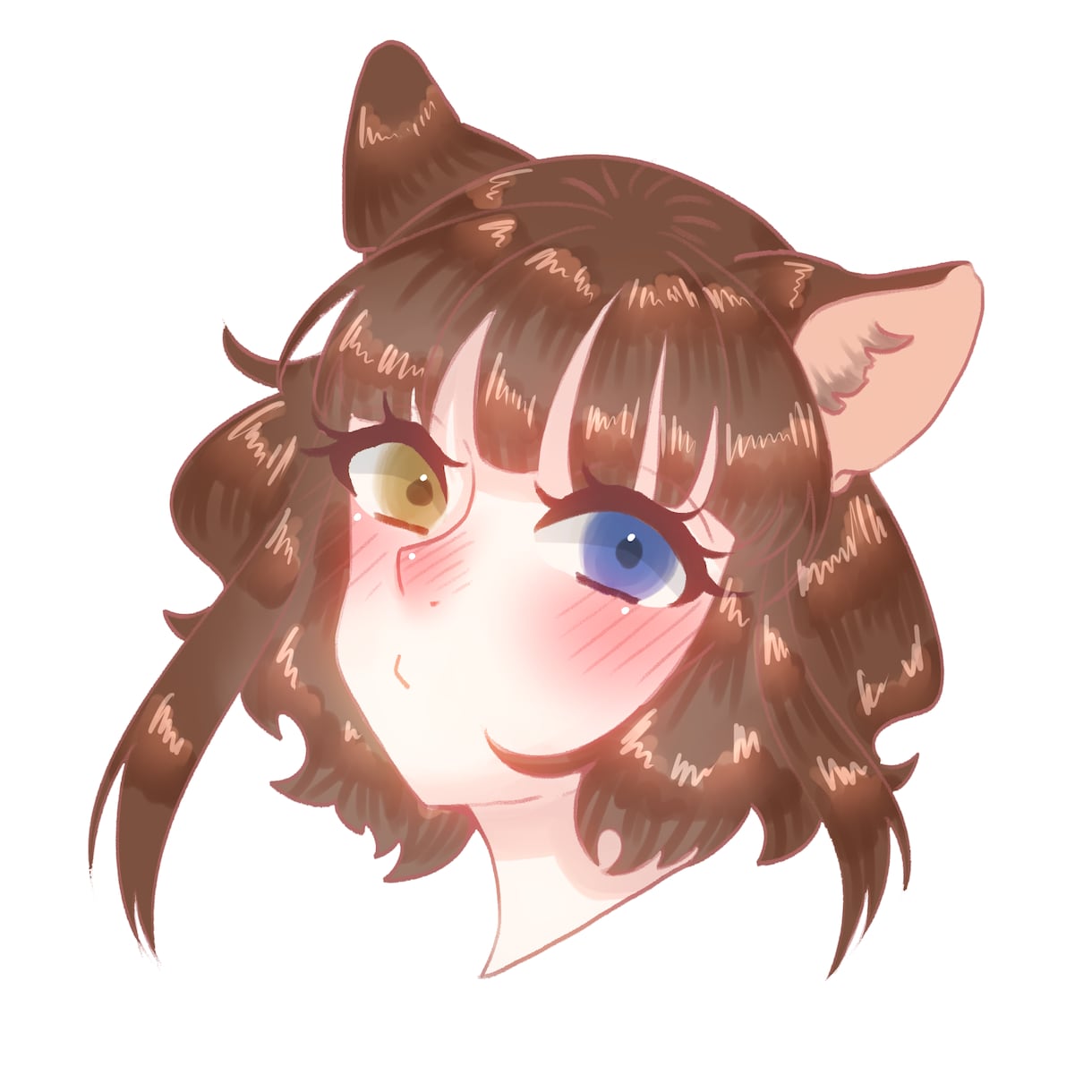 顔のみのSNSアイコン描きます コース別で思い描いた通りのアイコンに！ イメージ1