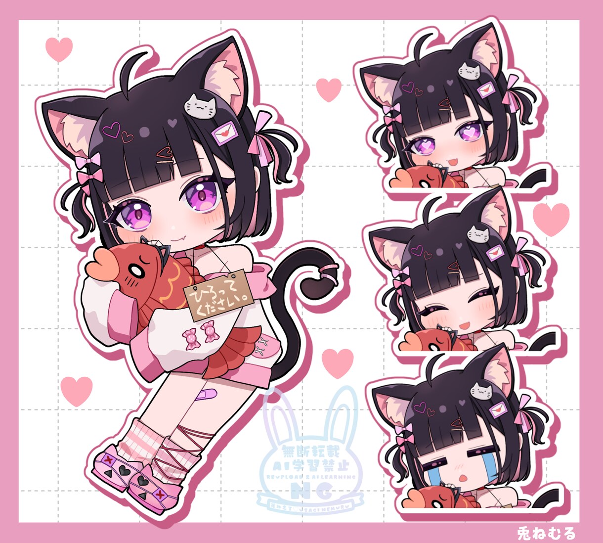 きゅるんと可愛いイラスト描きます 等身もミニキャラも！最大限魅力を引き出したイラスト！ イメージ7