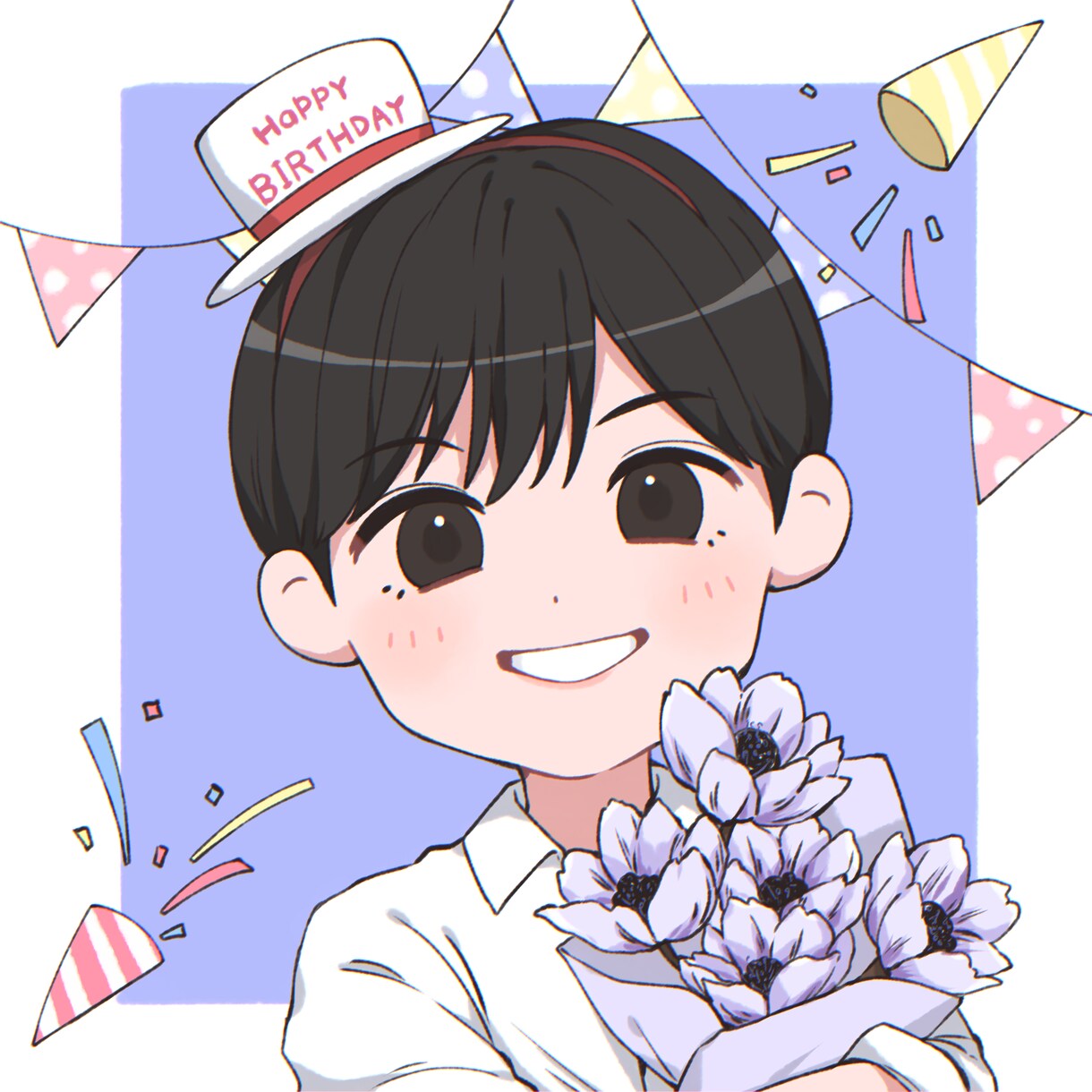 可愛いデフォルメイラストをお届けします Twitterなどに使うアイコンを描きます！ イメージ5