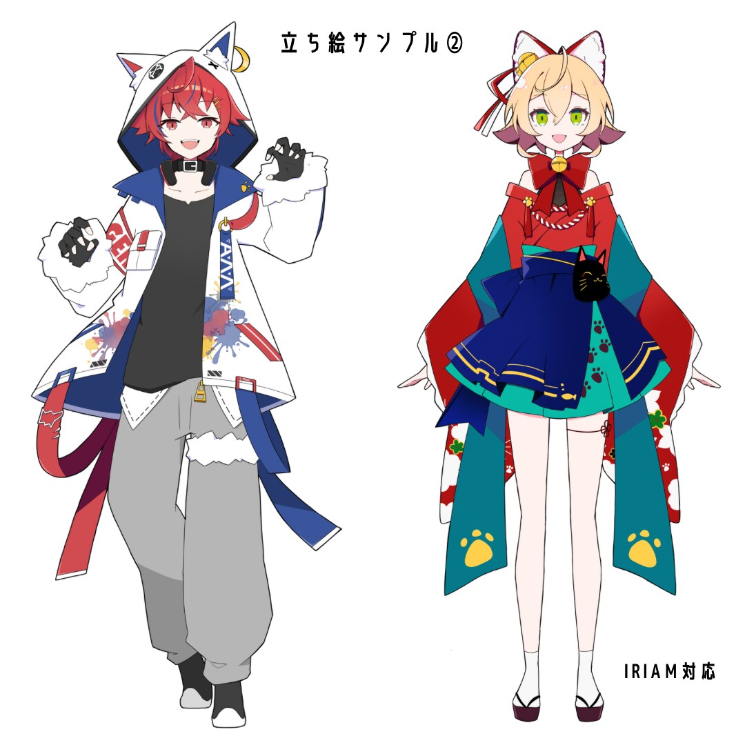 格好良いも可愛いも♦︎目を惹くイラストお描きします アイコン・MV・歌ってみた・立ち絵・グッズ用イラストなど イメージ6
