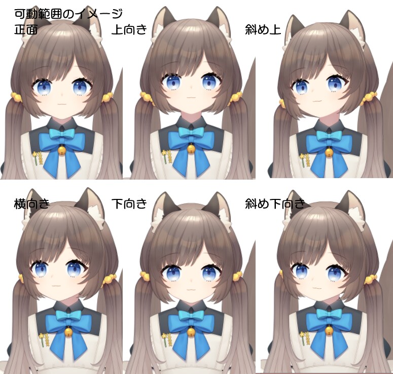 vtuber向けのlive2dモデルを制作します デザイン～モデリングまで対応できます イメージ4