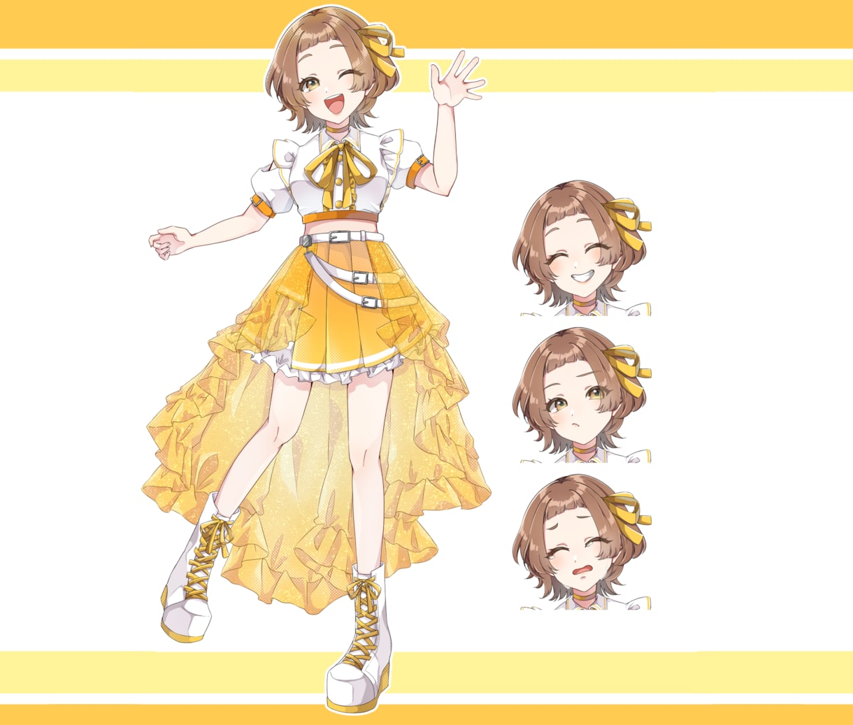 サムネイルやキャラシート、アイコンなど作成します ポップで明るい、可愛らしいイラストを作成します！ イメージ5