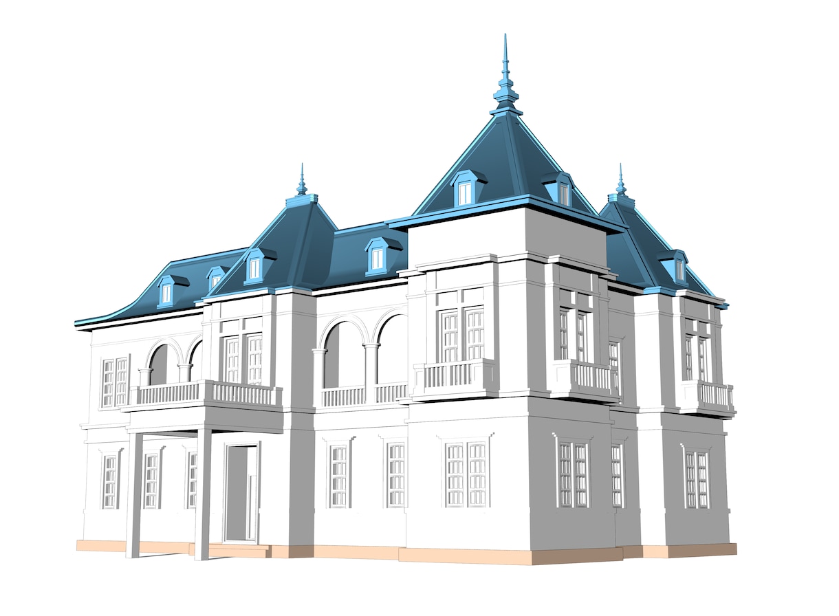 クリスタで使える3Dモデルを制作いたします 建物の内装、外装、乗り物、武器などお気軽にご相談ください！ イメージ3