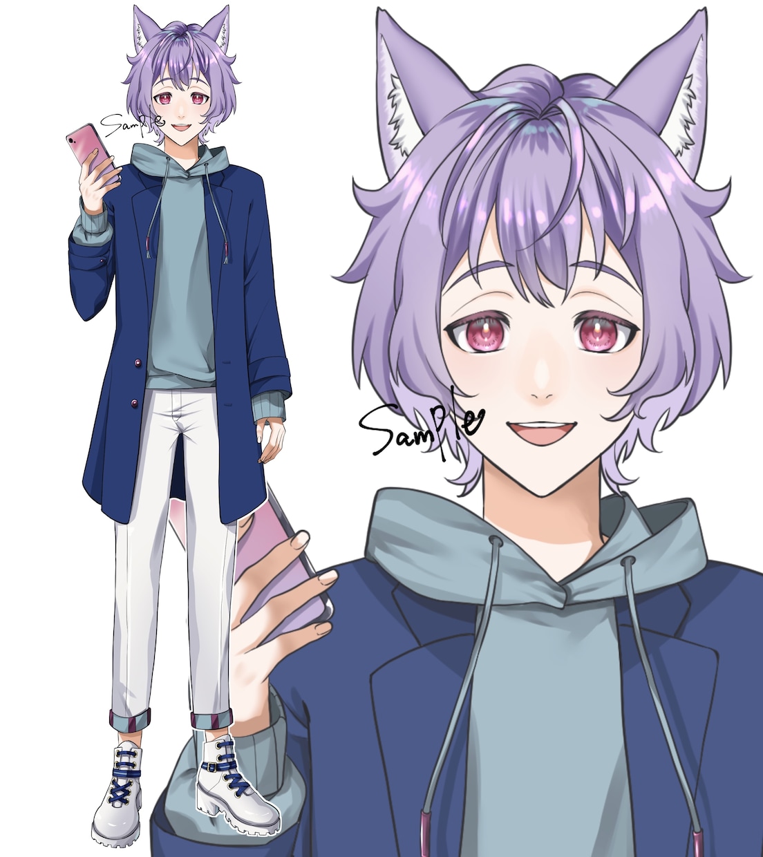 魅力的なキャラクターを制作致します TRPGや動画、IRIAM、夢活動等に！ イメージ5