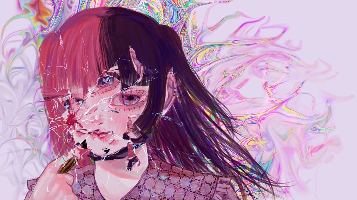 1枚絵･MV用イラスト受付してます お人形さんみたいなかわいい女の子が得意です イメージ5