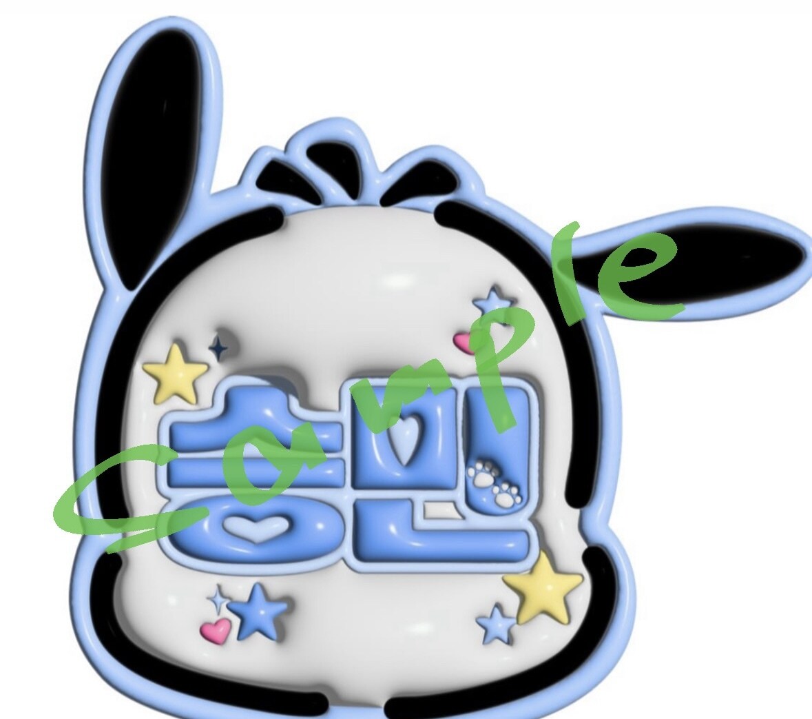 推しのネームボード、ネームプレートを作ります ぷっくりしたものやイメージキャラクターを元にしたボード作成 イメージ1