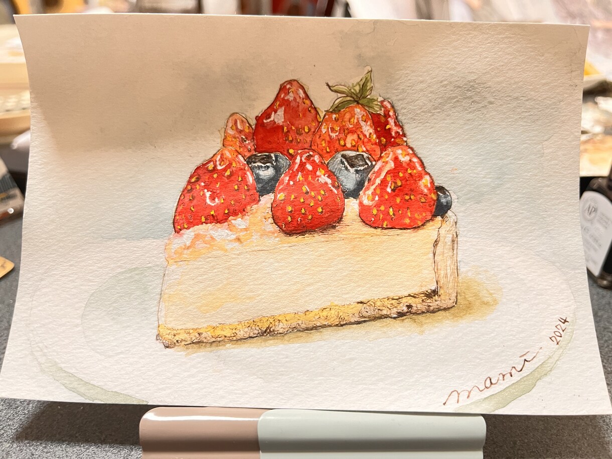 お店のスィーツの絵を描きます リアルで美味しそうな絵を描きます イメージ2