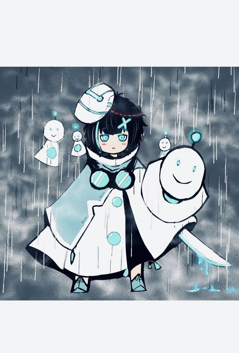 アニメ風の全身立ち絵を描きますます 衣装の描き込みと光るエフェクトが得意です イメージ9