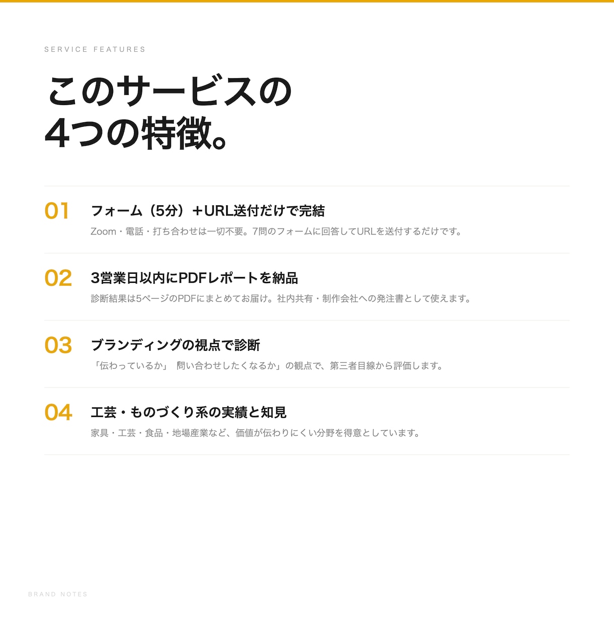 伝わっていないを整理 ｜3日でサイト診断します 良いものなのに、その魅力がサイトで伝わっていない イメージ4