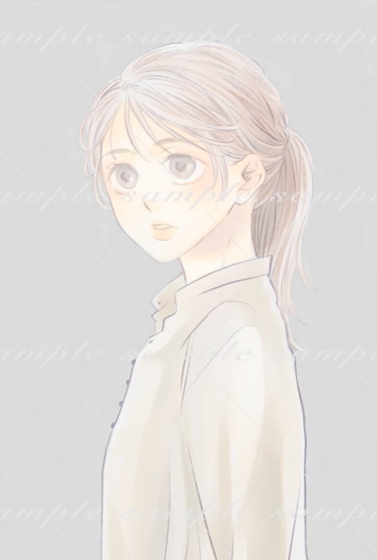 SNS・LINE用アイコンを描きます ふんわり柔らかく、温かみのあるイラストをお届けします。 イメージ1