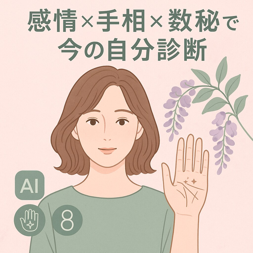 500円診断/感情タイプ×数秘をレポートします 今のあなたを整えるレポート/AI診断 イメージ1
