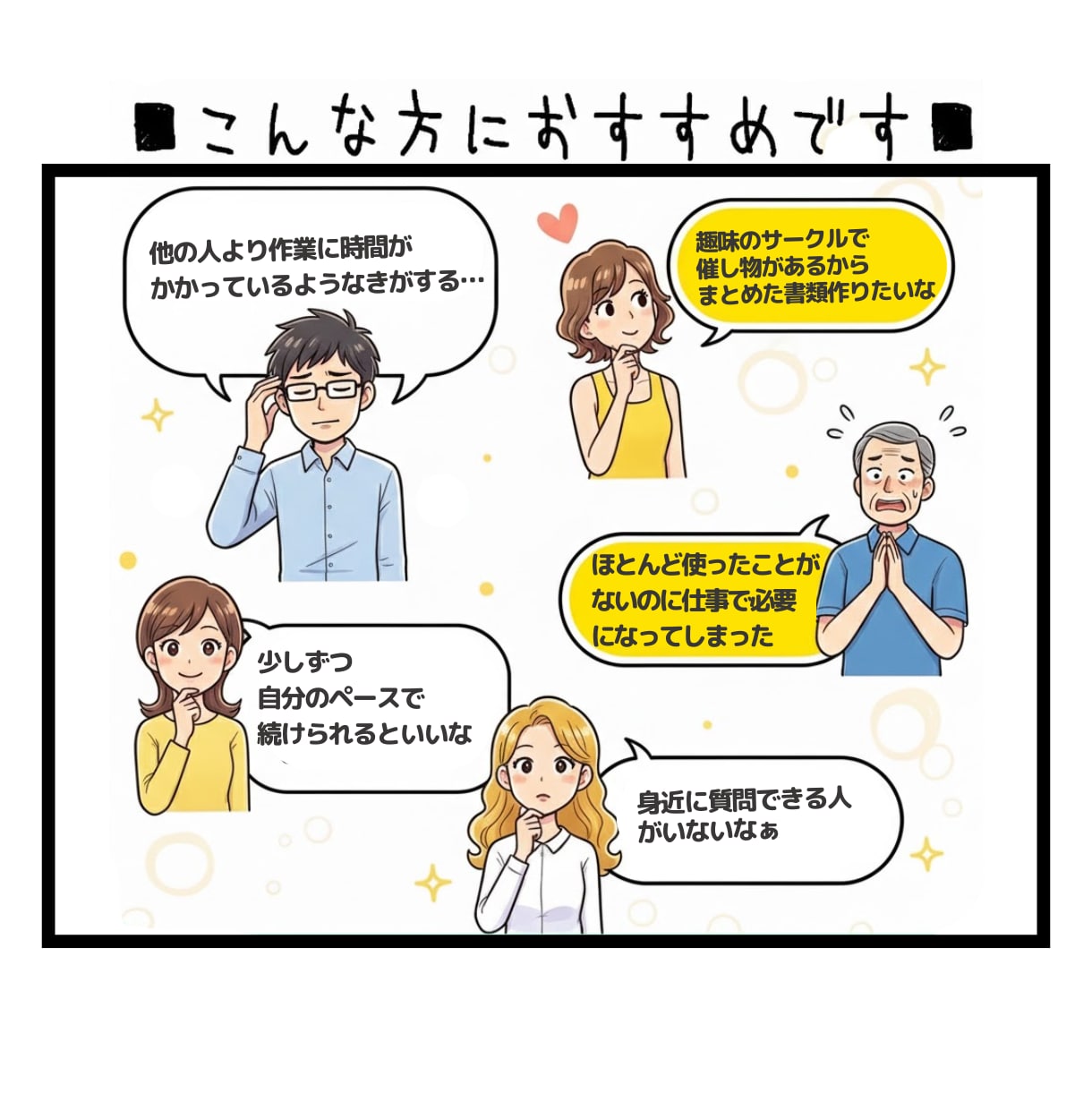 Wordを毎日の業務に使えるようになる講座します 趣味に仕事に！無理なくWord イメージ6