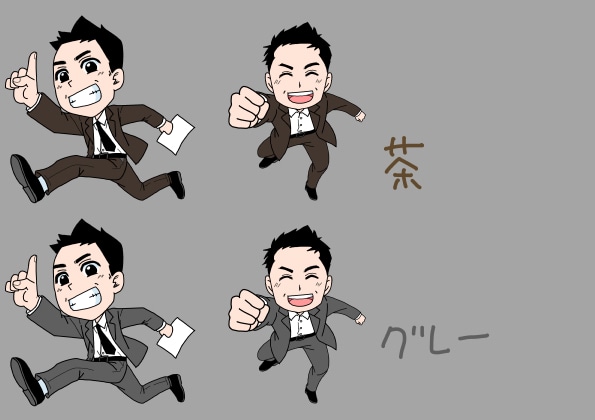 twitchのアイコン５個セット制作します twich かわいい　表情豊か　元気 イメージ3