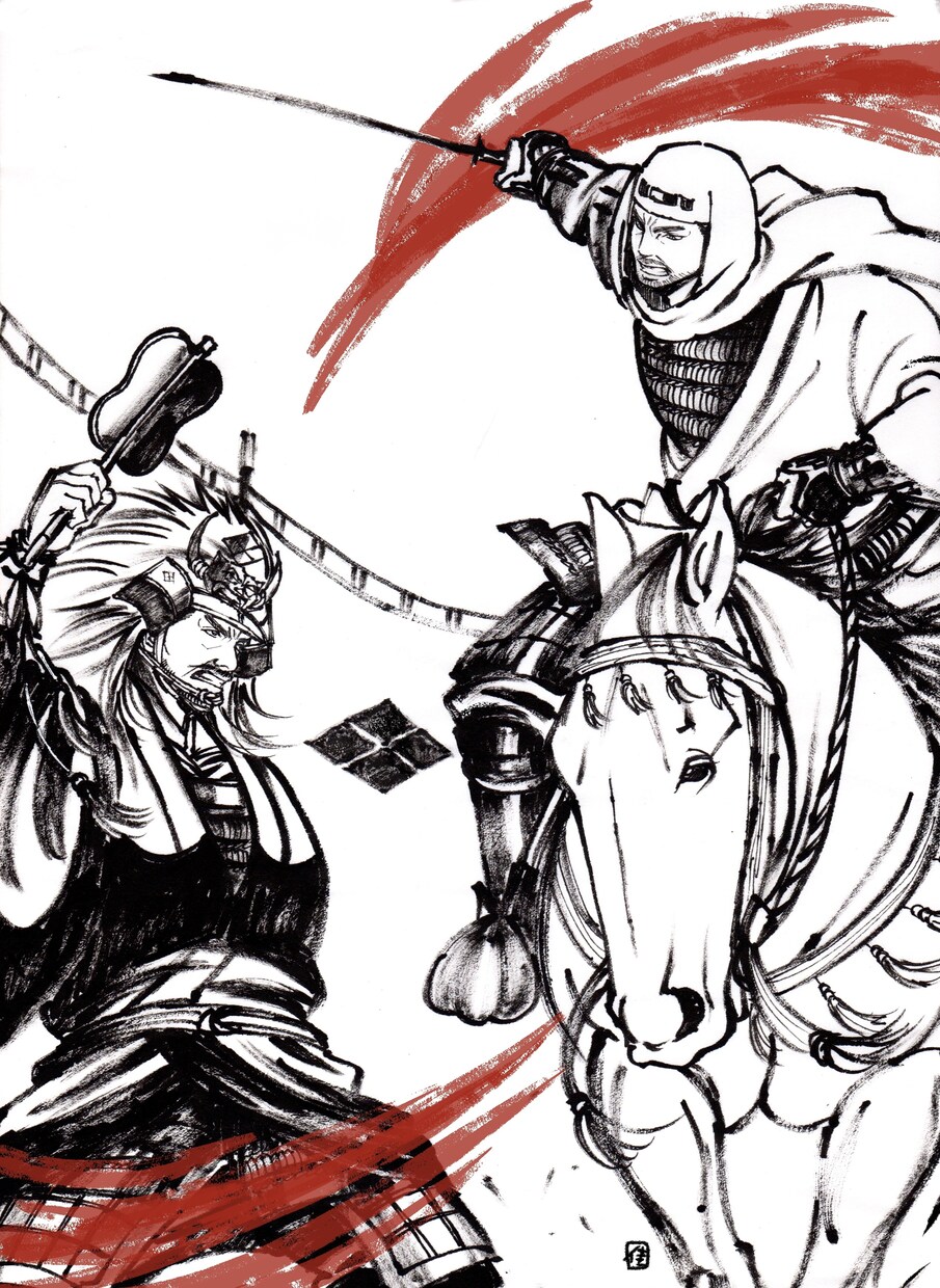 墨絵風イラスト描きます 筆で手描きです。ややリアルタッチの和風イラストになります。 イメージ4