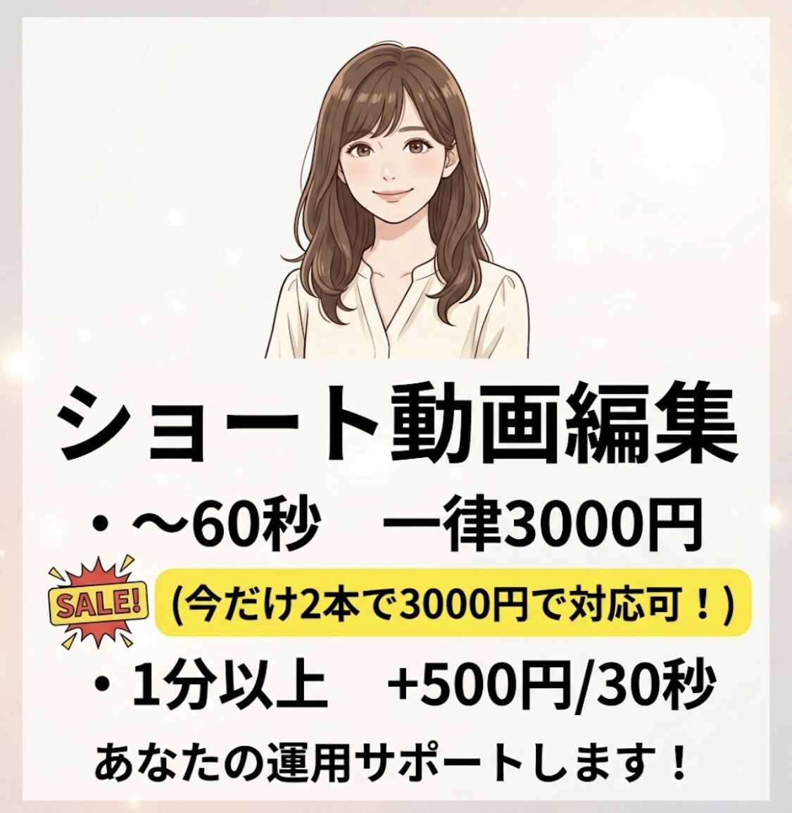 最高74万再生の現役運用者が魅力的に編集します ご納得いただくまで何度も修正します！ イメージ2