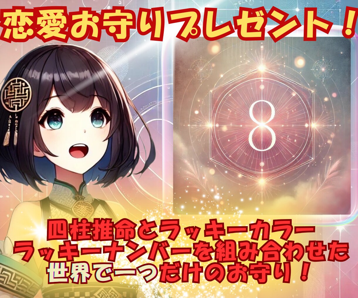 最新AIと四柱推命であなたの恋愛運を占いますます ☆運気アップお守りプレゼント！ イメージ2
