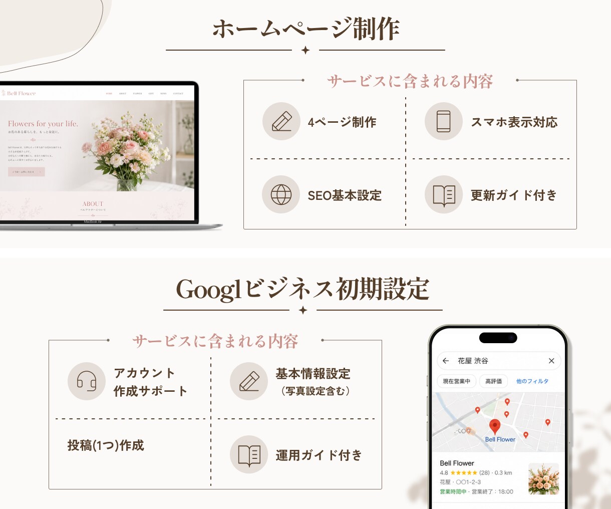 サロンなど個人店の開業準備をまとめてサポートします HP・LINE・Instagram・Googleを一括対応！ イメージ4