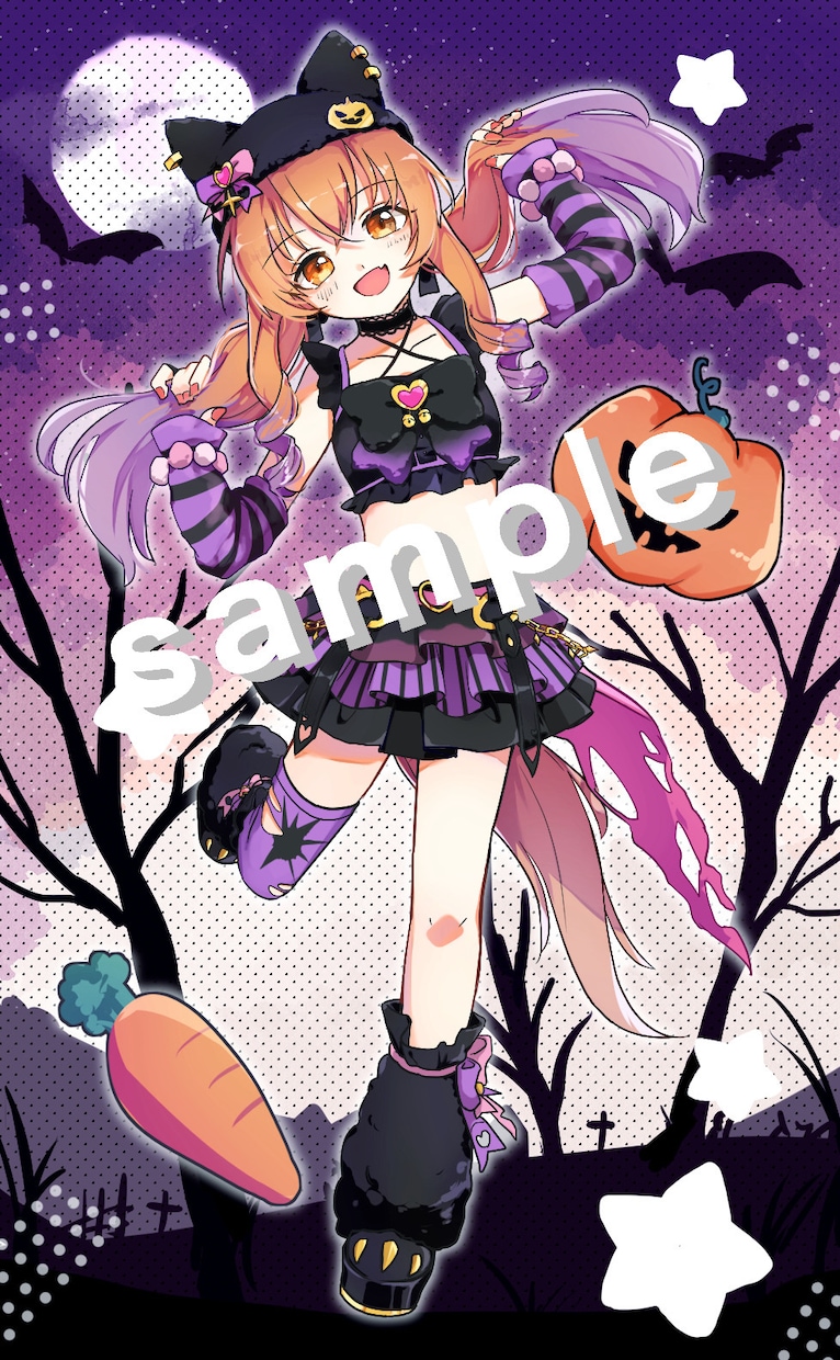 Vtuber様グッズ、サムネイルイラスト等描きます かわいらしい表情を描くのが得意です♪お気軽にご相談下さい イメージ8