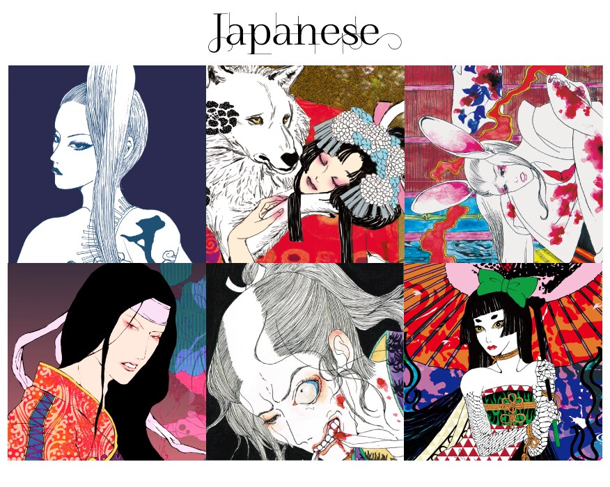 A4サイズ以内のイラスト描きます ロック、和風、ゴシック風のイラストを探してる方にお勧め イメージ8