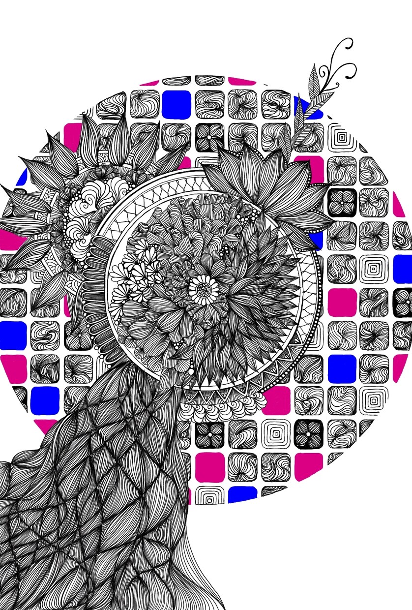 目的に合わせたイラスト描きます ゼンタングル風の繊細な表現が得意です。 イメージ8