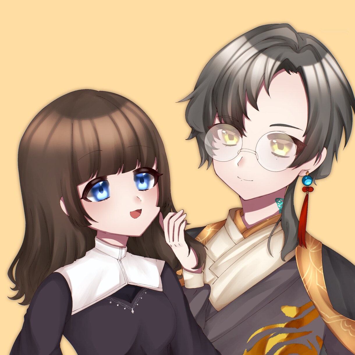 可愛らしいゆるっとした夢絵描きます 安値で夢絵アイコン、夢絵イラストを描きます。 イメージ1