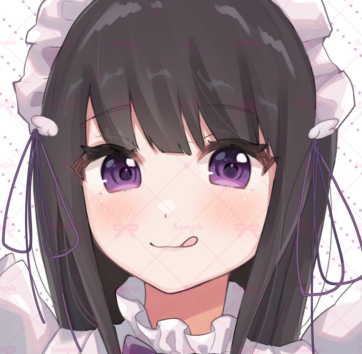 商用無料！SNS映え可愛いイラスト制作します 女性歌い手さん必見！アイドルっぽいイラスト制作します！ イメージ3
