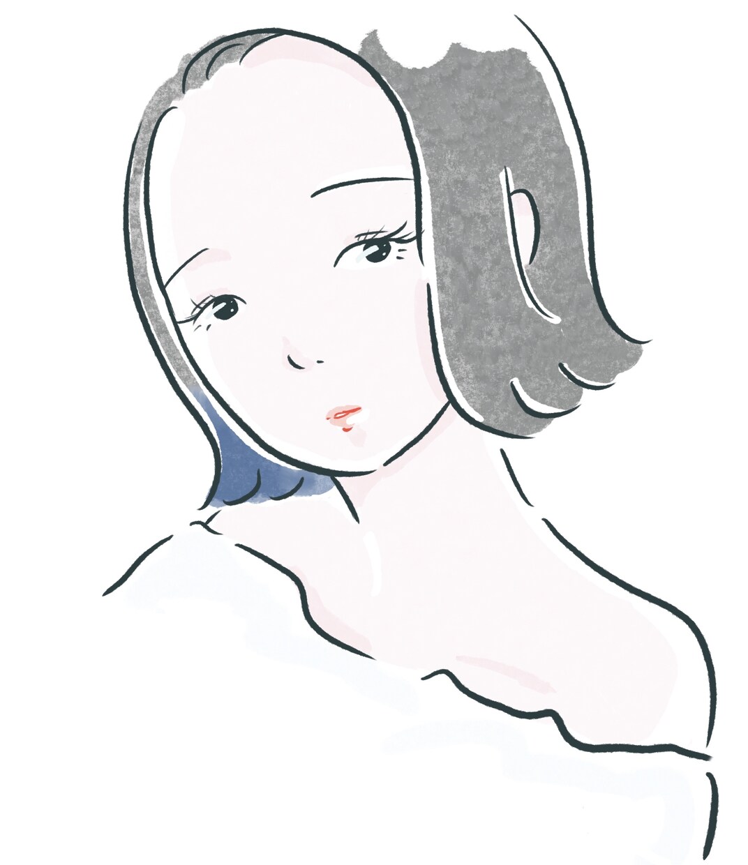 オシャレ♡シンプルゆるい似顔絵を描きます アイコンや自己アピールのワンポイントに！ イメージ8