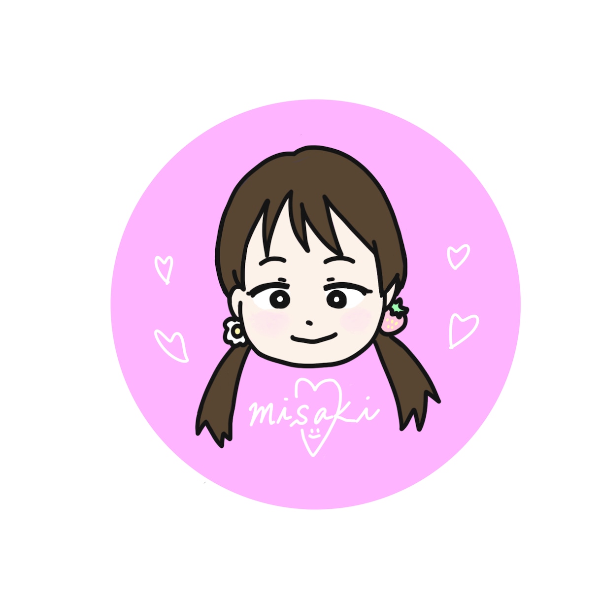 ゆるかわな似顔絵アイコンお描きします ご希望の方には別途線画もお付けします！ イメージ8
