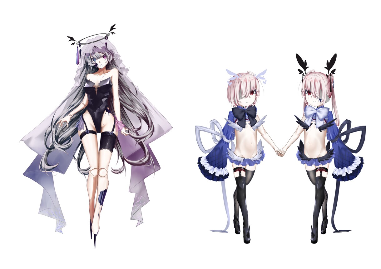 TRPGなどの立ち絵、一枚絵イラストを制作します 仕事や趣味にお使いいただける作品を制作いたします。 イメージ3