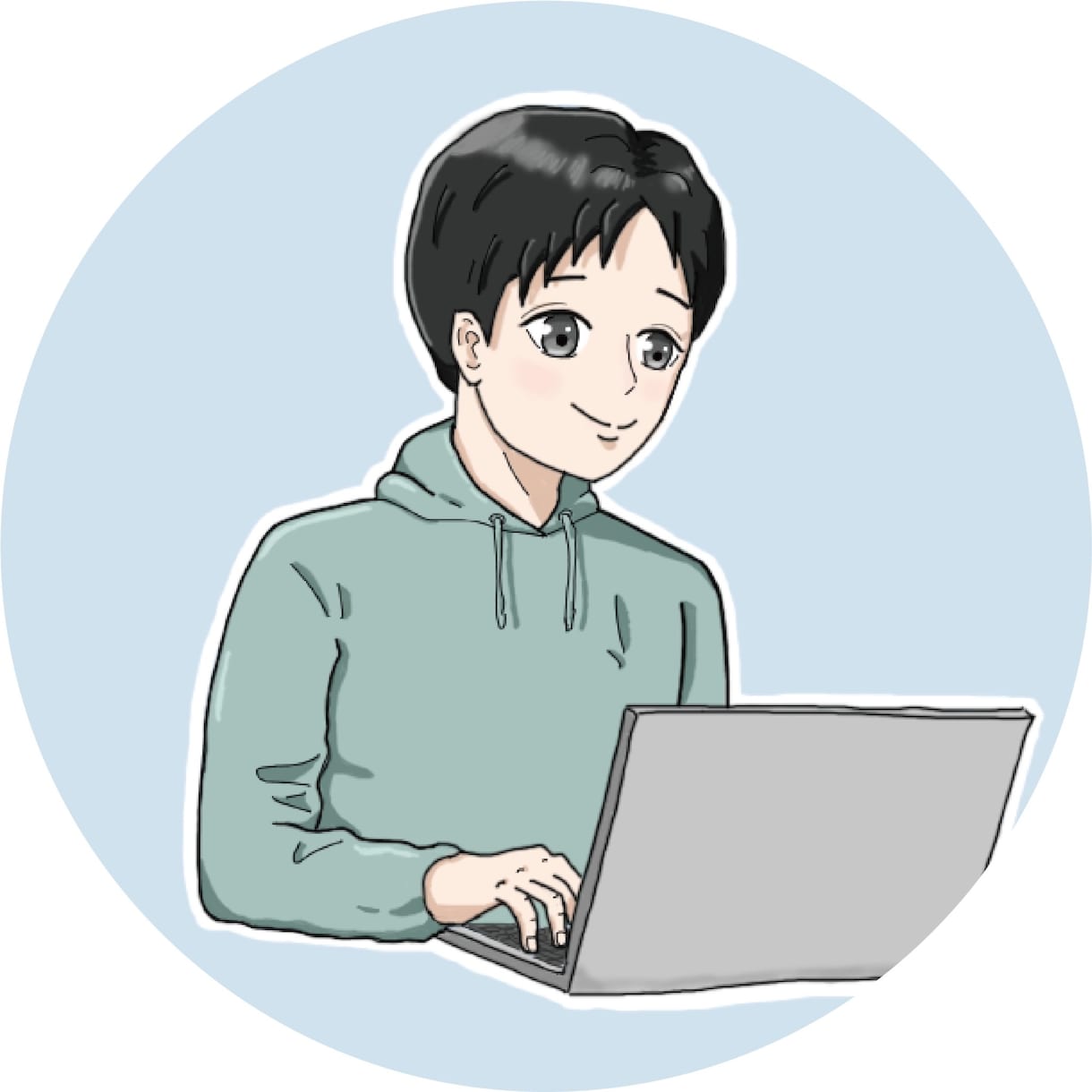 SNSに使える！さわやかなイラストを提供します ココナラスタート記念【2名限定】で3000円→1500円！ イメージ4