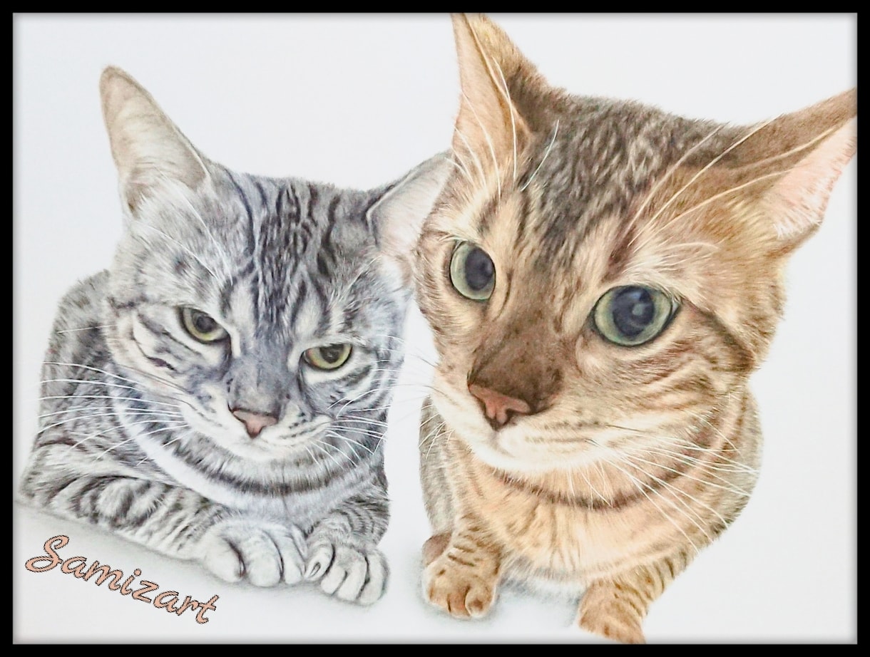 B5サイズ色鉛筆画を制作いたします 写真とはまた違った温かみのある作品を制作いたします。 イメージ1