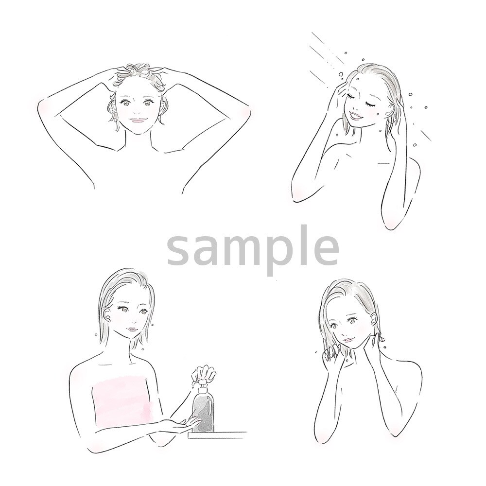 商用利用可◎美容系カットイラストお描きします メンズイラストにも対応してます◎ イメージ7