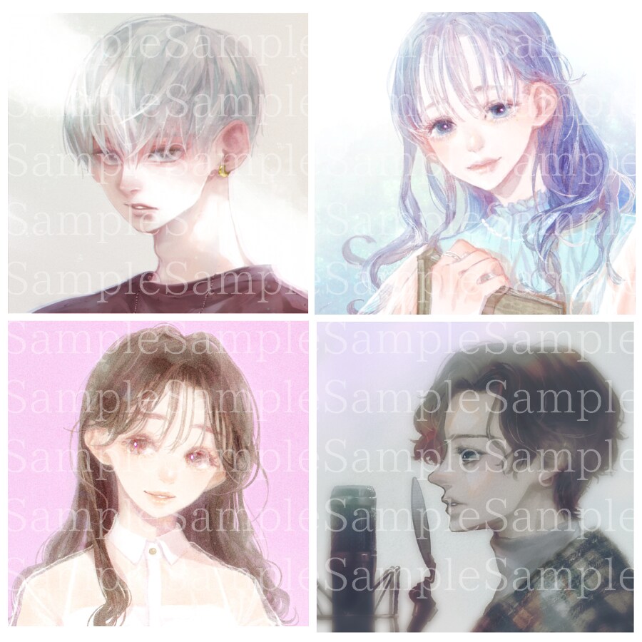 儚げで優しいイラスト描きます TwitterやYouTubeなどで使えるアイコンやヘッダー イメージ3