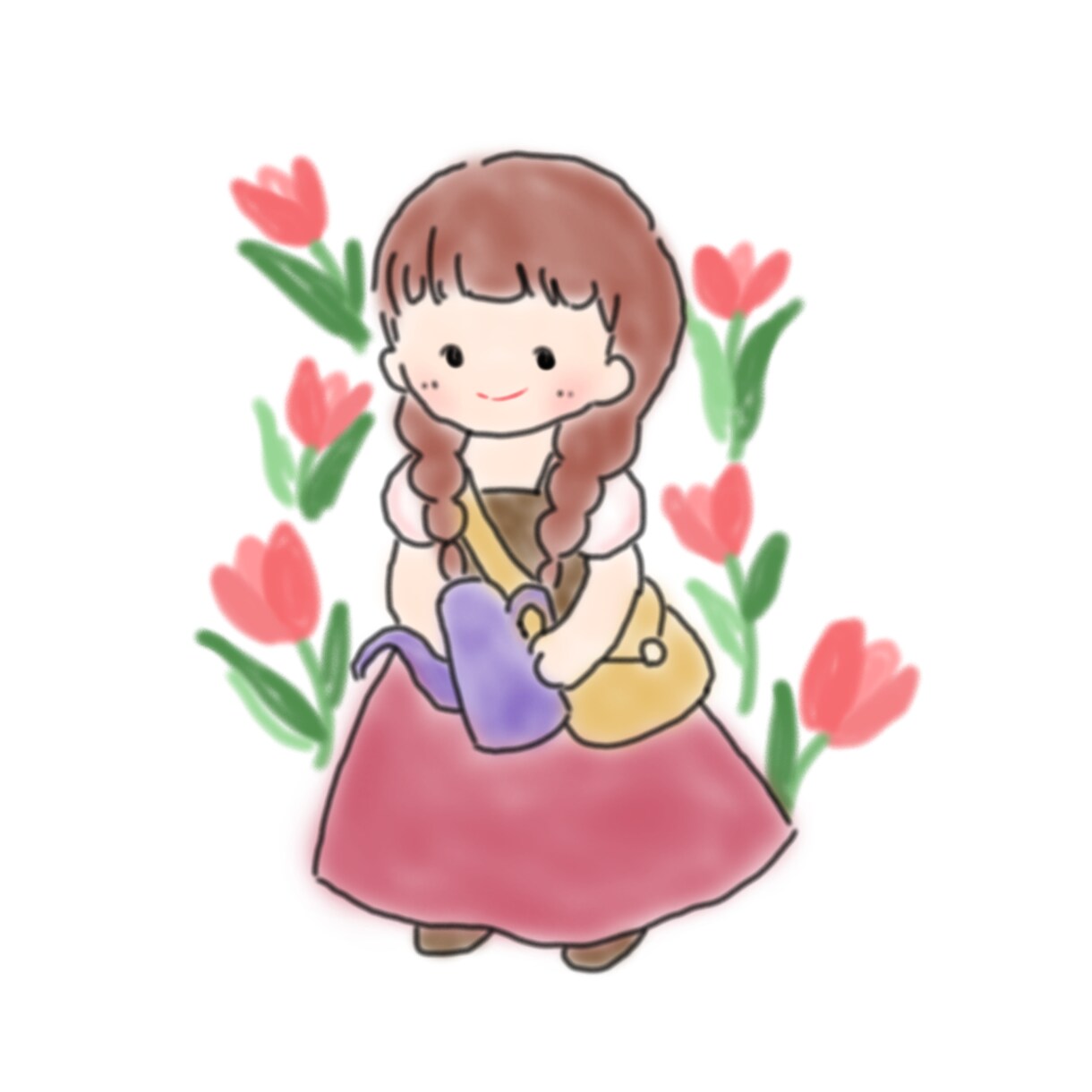 ほんわかイラスト作成します ポスターやブログの挿し絵にご活用ください イメージ2