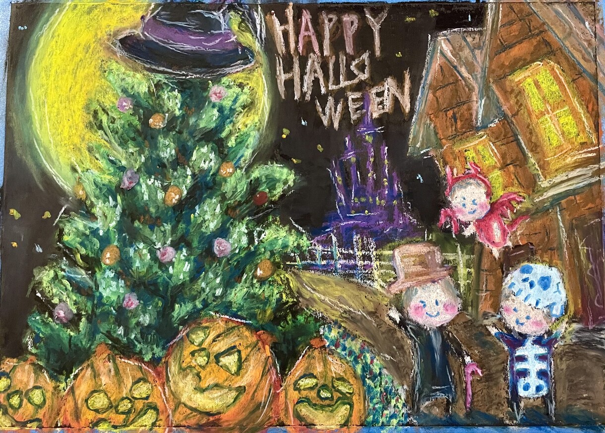クレヨン画でペットや家族の肖像画を描きますます 油絵のような重厚感。大切なうちの子を暖かく残しませんか？ イメージ9