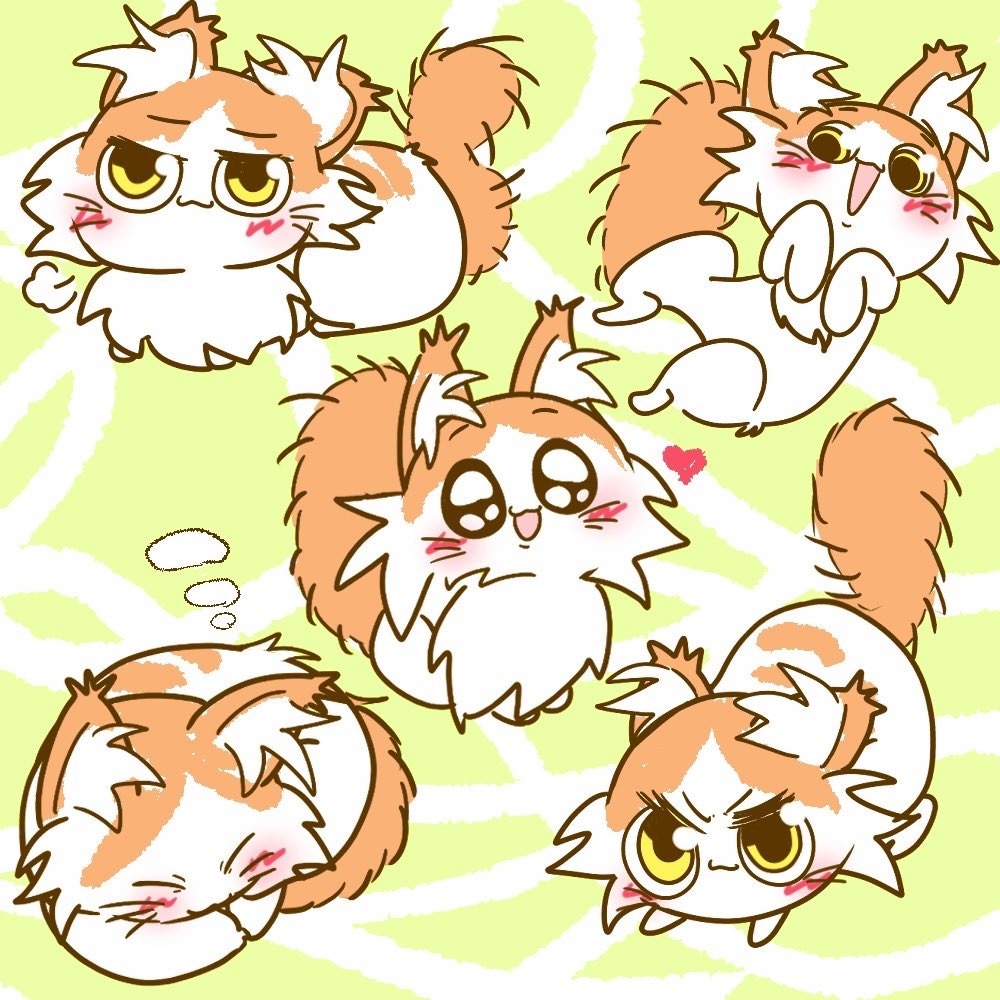 貴方の動物をキャラクター化します ペットや好きな動物をデフォルメに！最短2時間！5体セット イメージ1