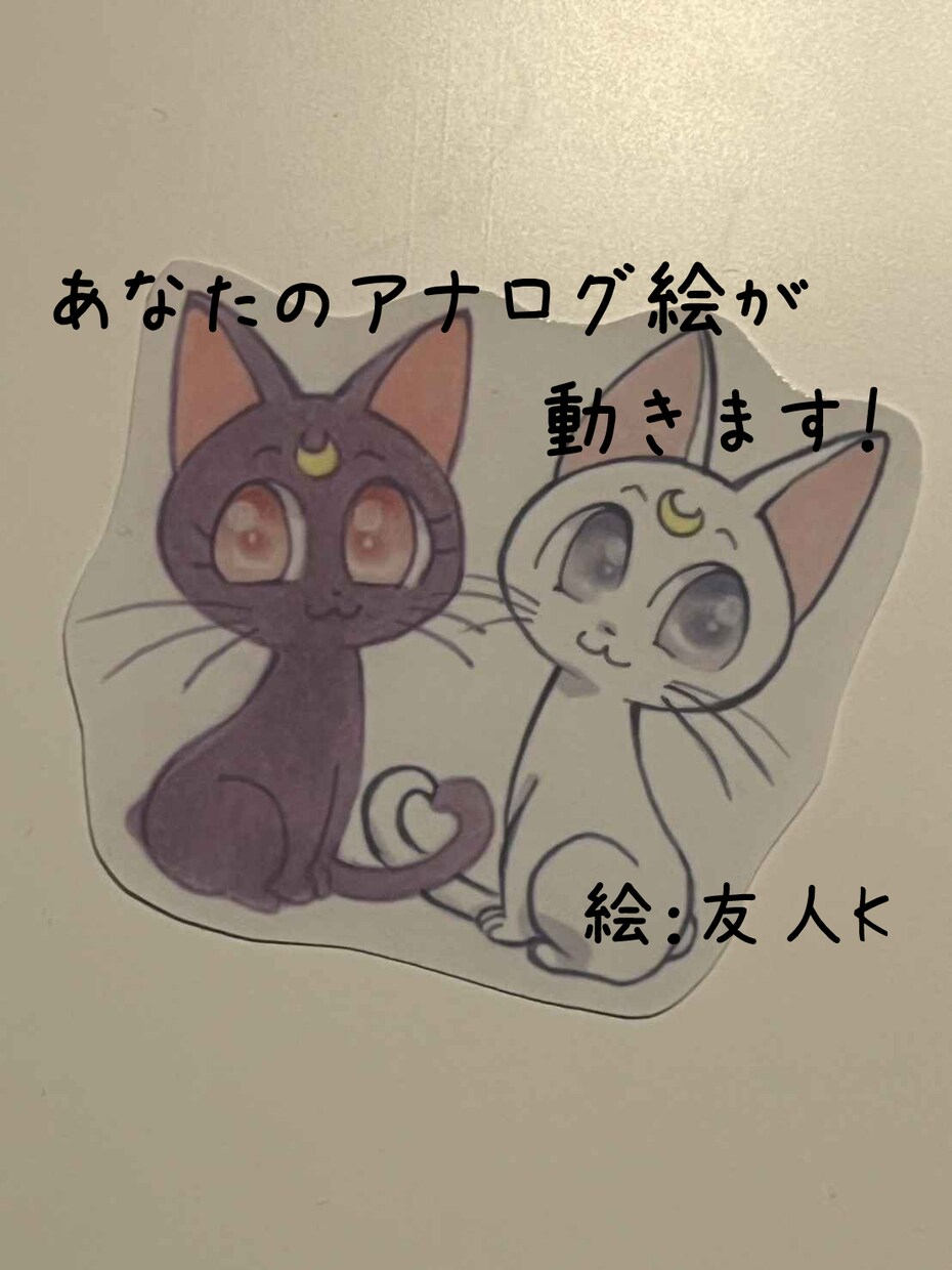 アナログ絵動かします あなたのアナログイラストに命を吹き込んでみませんか？ イメージ1