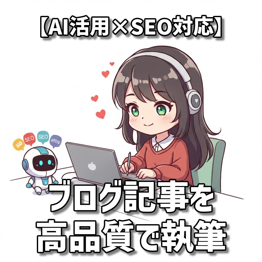 AIを活用！SEOブログ記事を執筆します 本業に集中したい方へ。AI記事＋画像もご希望で追加OK！ イメージ1
