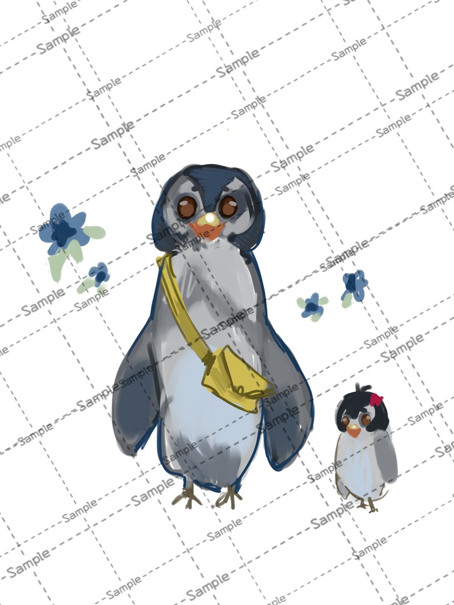 ゆるっと可愛い動物をお描きします アイコンにもピッタリ！ふわふわ可愛いく꒰ᐢ⸝⸝•༝•⸝⸝ᐢ꒱ イメージ4