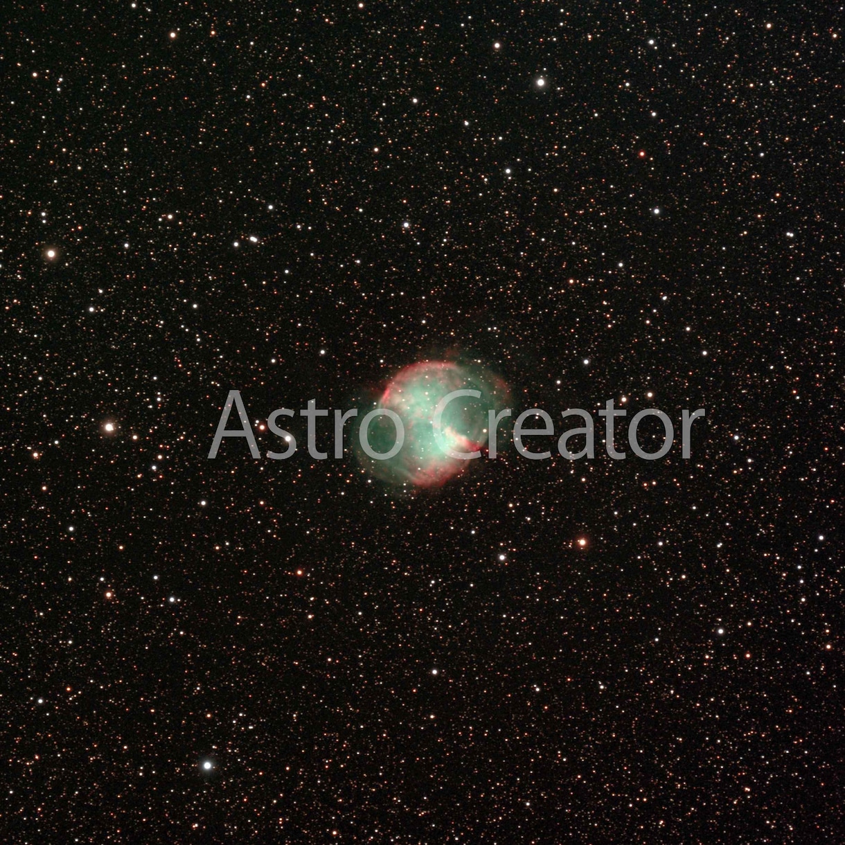 M27あれい状星雲の高画質な天体写真をご提供します 高性能鏡筒と冷却CMOSカメラによる天体写真をお求めの方に イメージ1