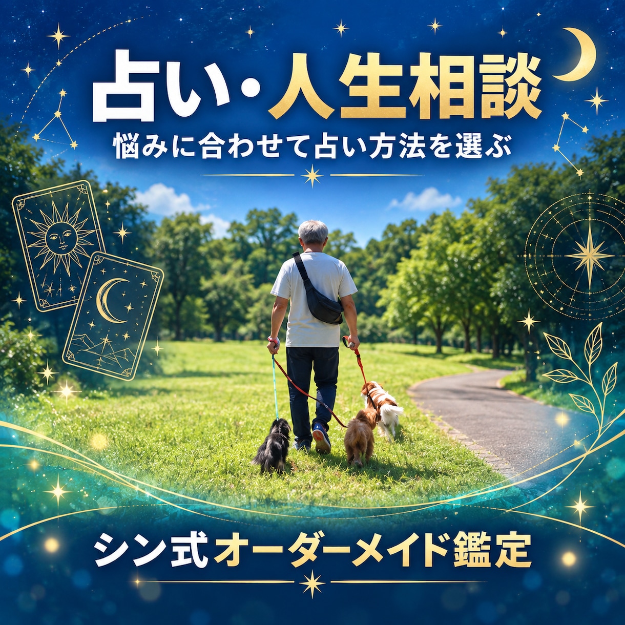 あなたの今の悩みをAIカードで占います 占いと人生経験から未来への一歩を照らします イメージ1