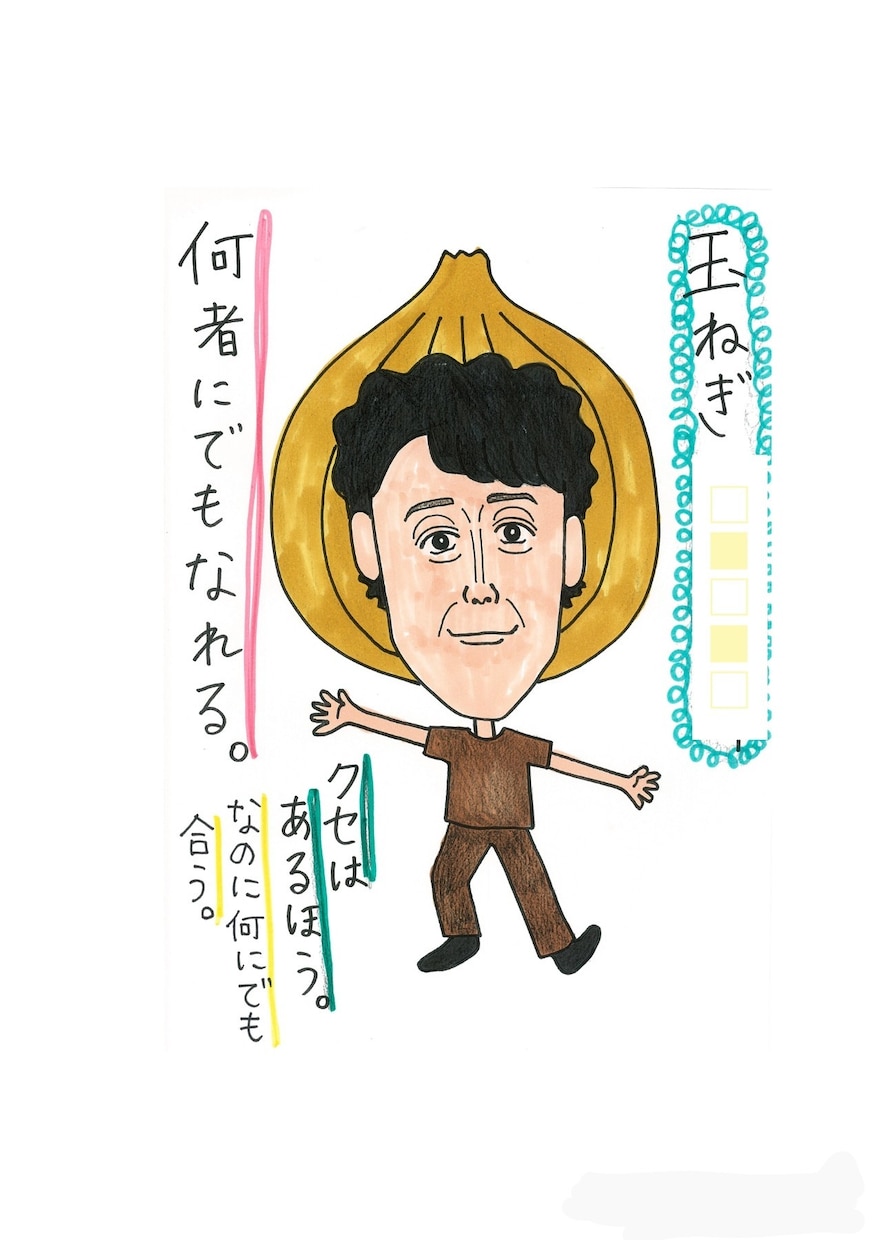 イメージコラボの似顔絵描きます お客様のイメージの何かを合わせて描く珍しい似顔絵です イメージ3